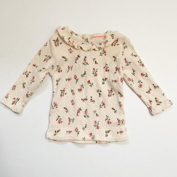 Cradle Togs Floral Blouse Size 0-6m - Picture 2 of 4